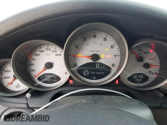 2006 Porsche 911 Carrera S with VIN WP0CB29906S766408, listed as a Copart auction lot 79298064 with 49,449 mi miles and Salvage Title. Bid and sale history available at carsss.com. Image 9.