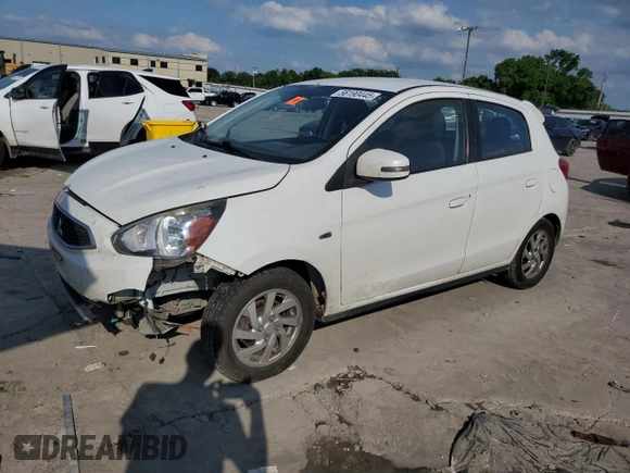2017 Mitsubishi Mirage SE z VIN ML32A4HJ4HH005082, wystawiony jako Copart lot #56190445 z przebiegiem 114 177 mil mil oraz Szkoda całkowita • Salvage title. Historia ofert i sprzedaży dostępna na DreamBid. Obrazek 1.