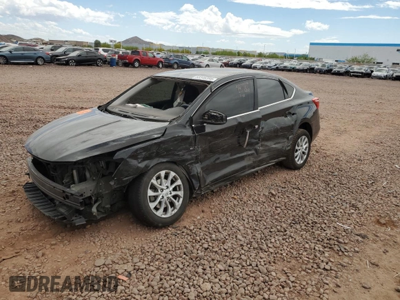 2019 Nissan Sentra SV with VIN 3N1AB7AP4KY453486, listed as a Copart auction lot 53346395 with Not Provided miles and Salvage Title. Bid and sale history available at DreamBid. Image 1.