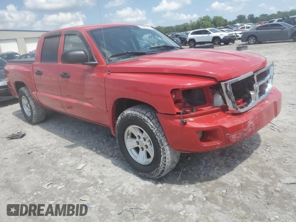 2008 Dodge Dakota SLT with VIN 1D7HW48N38S546077, listed as a Copart auction lot 56600265 with 234,448 mi miles and Salvage title. Bid and sale history available at DreamBid. Image 4.