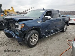 2020 GMC Sierra 1500 Denali with VIN 3GTU9FED0LG437647, listed as a Copart auction lot 85266544 with 73,055 mi miles and Salvage Title. Bid and sale history available at DreamBid. Image 1.