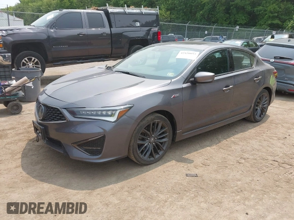 2020 Acura ILX Premium with VIN 19UDE2F81LA006207, listed as a IAAI auction lot 42420093 with 61,127 mi miles and . Bid and sale history available at DreamBid. Image 2.