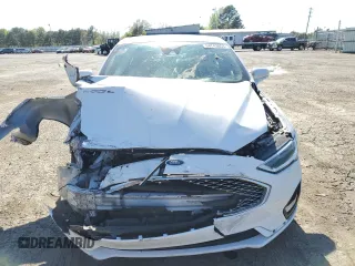 2019 Ford Fusion Hybrid Titanium with VIN 3FA6P0RU0KR120000, listed as a Copart auction lot 44743853 with 105,435 mi miles. Bid and sale history available at carsss.com. Image 5.