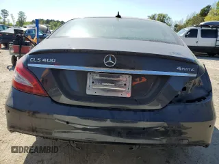 2015 Mercedes-Benz CLS 400 with VIN WDDLJ6HB8FA143919, listed as a Copart auction lot 52385655 with 72,361 mi miles and Salvage title. Bid and sale history available at DreamBid. Image 6.