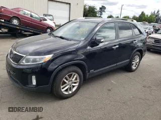 2015 Kia Sorento LX with VIN 5XYKTDA64FG624400, listed as a Copart auction lot 63805625 with 186,586 mi miles and Clean title. Bid and sale history available at DreamBid. Image 1.