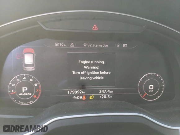 2017 Audi Q7 Prestige with VIN WA1WAAF76HD034718, listed as a Copart auction lot 66492784 with 179,092 mi miles and Salvage Title. Bid and sale history available at carsss.com. Image 9.