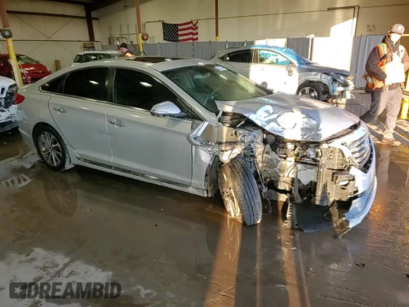 2016 Hyundai Sonata Sport with VIN 5NPE34AF6GH423783, listed as a Copart auction lot 42522245 with Not Provided miles and Salvage Title. Bid and sale history available at DreamBid. Image 13.