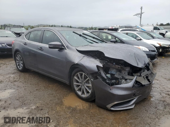 2018 Acura TLX w/Technology Pkg with VIN 19UUB1F58JA005741, listed as a Copart auction lot 49314215 with 58,597 mi miles and Salvage Title. Bid and sale history available at carsss.com. Image 4.