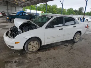 2007 Ford Focus S with VIN 1FAHP34N97W270220, listed as a Copart auction lot 58743035 with 142,160 mi miles and Salvage title. Bid and sale history available at DreamBid. Image 1.