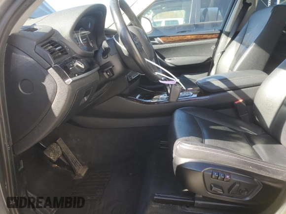 2016 BMW X3 xDrive28i with VIN 5UXWX9C57G0D77275, listed as a Copart auction lot 52370655 with 106,358 mi miles and Salvage Title. Bid and sale history available at DreamBid. Image 7.