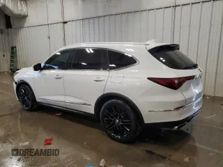 2022 Acura MDX Advance z VIN 5J8YE1H89NL040444, wystawiony jako Copart lot #53535545 z przebiegiem Nie podano mil oraz Szkoda całkowita • Salvage title. Historia ofert i sprzedaży dostępna na DreamBid. Obrazek 2.
