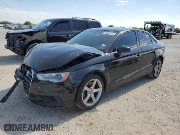 2015 Audi A3 1.8T Premium with VIN WAUACGFF3F1005693, listed as a Copart auction lot 53287873 with 129,942 mi miles. Bid and sale history available at carsss.com. Image 1.