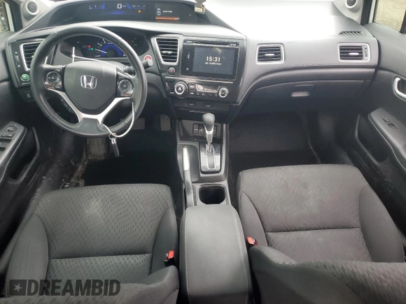 2015 Honda Civic Sedan LX with VIN 2HGFB2F51FH008259, listed as a Copart auction lot 52744535 with 121,247 mi miles and Clean Title. Bid and sale history available at carsss.com. Image 8.