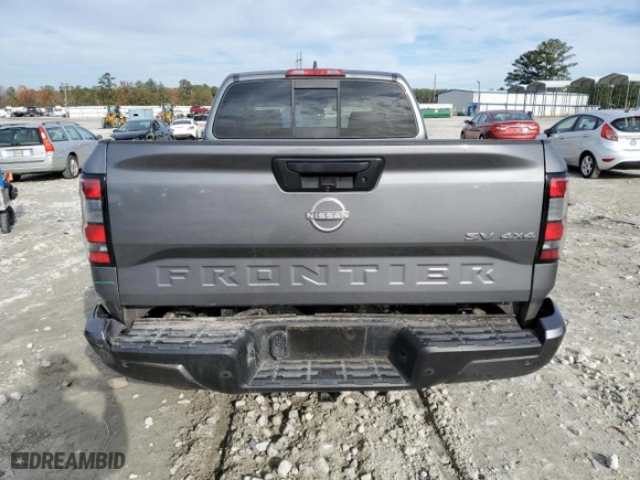 2022 Nissan Frontier S with VIN 1N6ED1CMXNN625169, listed as a Copart auction lot 80952704 with 47,006 mi miles and Salvage Title. Bid and sale history available at carsss.com. Image 6.