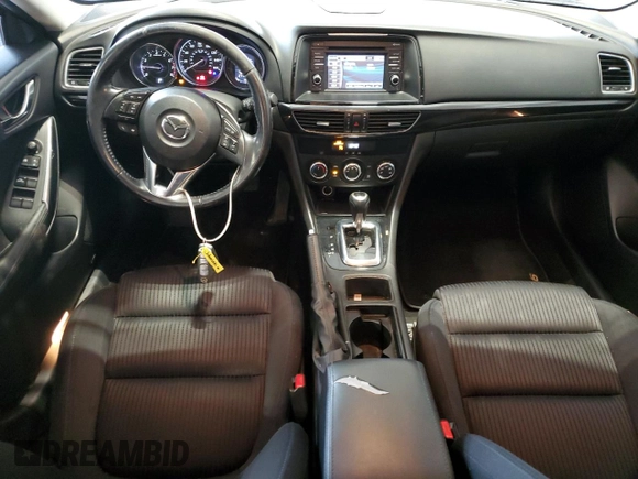 2014 Mazda 6 i Sport with VIN JM1GJ1U68E1157311, listed as a Copart auction lot 50371425 with 211,057 mi miles and Salvage Title. Bid and sale history available at DreamBid. Image 8.