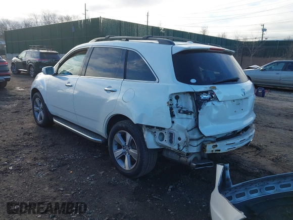 2013 Acura MDX with VIN 2HNYD2H26DH510809, listed as a IAAI auction lot 41812685 with 91,722 mi miles. Bid and sale history available at carsss.com. Image 3.