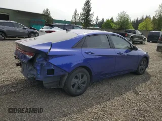 2023 Hyundai Elantra SEL with VIN KMHLM4AG7PU437139, listed as a Copart auction lot 56248595 with 104,598 mi miles and Salvage title. Bid and sale history available at DreamBid. Image 3.