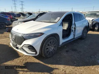 2023 Mercedes-Benz EQS with VIN 4JGDM4EB6PA008420, listed as a Copart auction lot 89138405 with 0 mi miles and Salvage Title. Bid and sale history available at carsss.com. Image 1.
