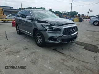2019 Infiniti QX60 Pure with VIN 5N1DL0MN9KC566203, listed as a Copart auction lot 57137775 with 128,234 mi miles and Salvage title. Bid and sale history available at DreamBid. Image 13.