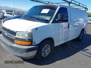 2006 Chevrolet Express Cargo Van with VIN 1GCFG15X061120322, listed as a IAAI auction lot 41611050 with 277,311 mi miles. Bid and sale history available at carsss.com. Image 12.