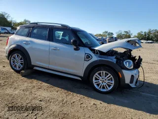 2023 MINI Countryman Cooper S with VIN WMZ53BR04P3P79004, listed as a Copart auction lot 74122134 with 24,041 mi miles and Salvage Title. Bid and sale history available at carsss.com. Image 4.