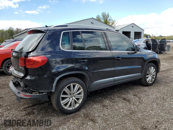2017 Volkswagen Tiguan with VIN WVGMV7AX2HK031639, listed as a Copart auction lot 72950744 with 109,445 mi miles and Salvage title. Bid and sale history available at DreamBid. Image 3.