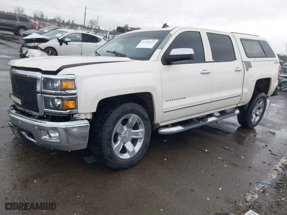 2014 Chevrolet Silverado 1500 LTZ with VIN 3GCUKSEC0EG445366, listed as a IAAI auction lot 41526222 with 1 mi miles. Bid and sale history available at carsss.com. Image 16.