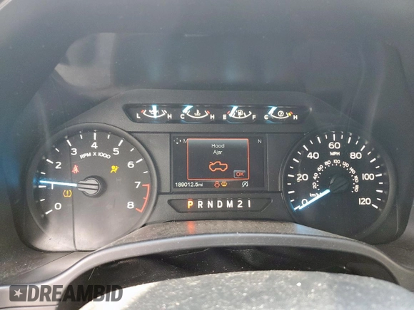 2020 Ford F-150 XL with VIN 1FTEX1CB1LKD14480, listed as a Copart auction lot 59395645 with 189,012 mi miles and Salvage title. Bid and sale history available at DreamBid. Image 9.