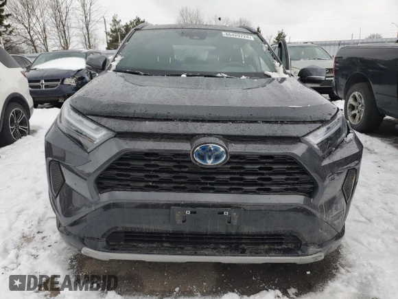 2022 Toyota RAV4 with VIN 2T34WRFV7NW142811, listed as a Copart auction lot 86429724 with 57,244 mi miles and Salvage title. Bid and sale history available at DreamBid. Image 5.