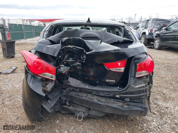 2012 Hyundai Elantra GLS with VIN 5NPDH4AE3CH117106, listed as a IAAI auction lot 41741753 with 65,813 mi miles. Bid and sale history available at carsss.com. Image 6.