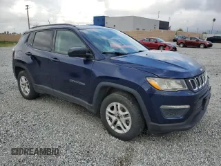 2018 Jeep Compass Sport z VIN 3C4NJCAB4JT488295, wystawiony jako Copart lot #49347145 z przebiegiem 132 343 mil mil oraz Szkoda całkowita • Salvage title. Historia ofert i sprzedaży dostępna na DreamBid. Obrazek 4.
