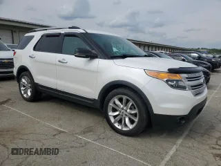 2012 Ford Explorer XLT with VIN 1FMHK7D86CGA20136, listed as a Copart auction lot 55133135 with 72,994 mi miles and Salvage Title. Bid and sale history available at DreamBid. Image 4.