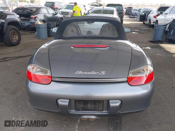 2001 Porsche Boxster S with VIN WP0CB29801U664241, listed as a IAAI auction lot 42046532 with 99,850 mi miles. Bid and sale history available at carsss.com. Image 16.