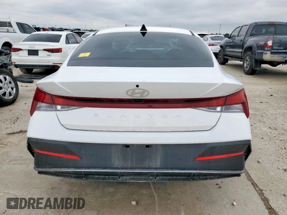 2024 Hyundai Elantra SE with VIN KMHLL4DG3RU828340, listed as a Copart auction lot 54086465 with 11,698 mi miles and Clean title. Bid and sale history available at DreamBid. Image 6.