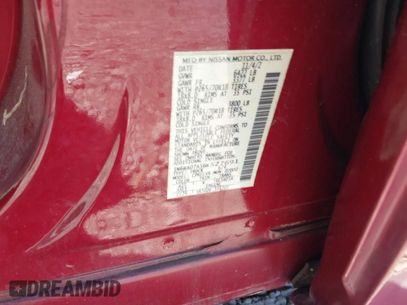 2006 Nissan Titan LE with VIN 1N6BA07A56N527691, listed as a IAAI auction lot 41820340 with 250,551 mi miles and . Bid and sale history available at DreamBid. Image 9.