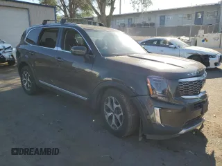 2020 Kia Telluride EX with VIN 5XYP34HC2LG003198, listed as a Copart auction lot 57534885 with Not provided miles and Salvage title. Bid and sale history available at DreamBid. Image 4.
