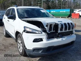 2016 Jeep Cherokee Sport with VIN 1C4PJLAS5GW207990, listed as a IAAI auction lot 41230521 with 253,524 mi miles and . Bid and sale history available at DreamBid. Image 6.