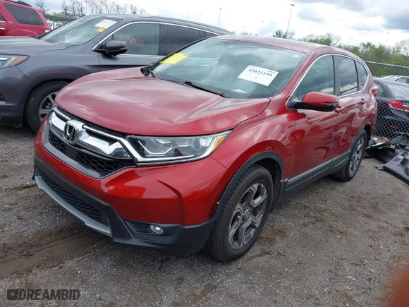 2018 Honda CR-V EX-L with VIN 5J6RW1H81JL015929, listed as a IAAI auction lot 42021159 with 59,145 mi miles. Bid and sale history available at carsss.com. Image 18.