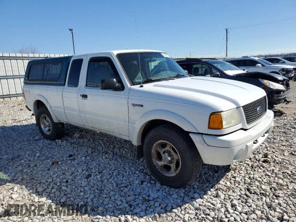 2001 Ford Ranger XL Fleet with VIN 1FTZR15E21TA50809, listed as a Copart auction lot 45327255 with 254,281 mi miles and Salvage Title. Bid and sale history available at DreamBid. Image 4.