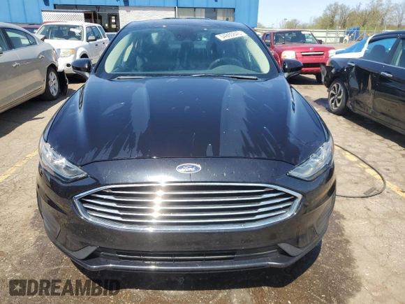 2020 Ford Fusion SE with VIN 3FA6P0HD9LR165245, listed as a Copart auction lot 54860845 with 33,319 mi miles and Non repairable. Bid and sale history available at DreamBid. Image 5.
