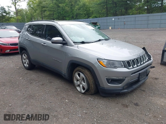 2021 Jeep Compass Latitude with VIN 3C4NJDBBXMT569861, listed as a IAAI auction lot 42325006 with 83,153 mi miles and . Bid and sale history available at DreamBid. Image 1.
