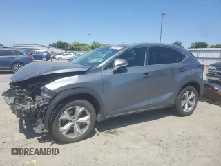 2017 Lexus NX 200t with VIN JTJYARBZ7H2080510, listed as a Copart auction lot 64825525 with 79,623 mi miles and Salvage title. Bid and sale history available at DreamBid. Image 1.
