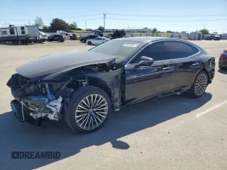 2024 Lexus LS z VIN JTHGYLGF6R5002854, wystawiony jako Copart lot #55295084 z przebiegiem 9 179 mil mil oraz Szkoda całkowita • Salvage title. Historia ofert i sprzedaży dostępna na DreamBid. Obrazek 1.