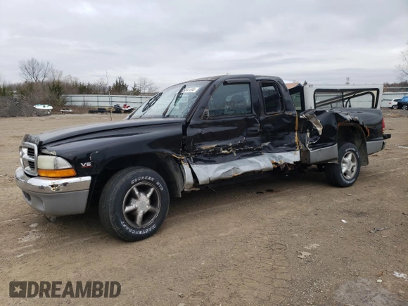 1997 Dodge Dakota with VIN 1B7GL23X5VS208252, listed as a Copart auction lot 82584134 with 152,633 mi miles and Salvage Title. Bid and sale history available at carsss.com. Image 1.