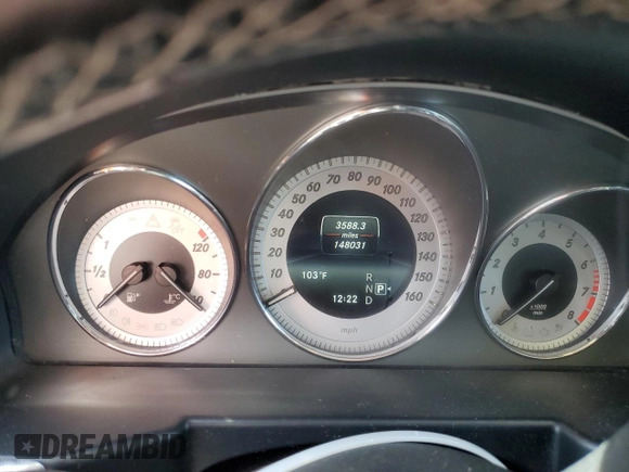 2015 Mercedes-Benz GLK 350 with VIN WDCGG5HB7FG441406, listed as a Copart auction lot 72473494 with 148,031 mi miles and Salvage Title. Bid and sale history available at DreamBid. Image 9.