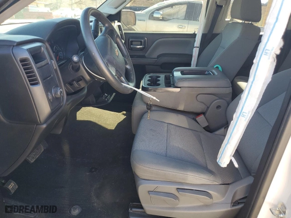 2018 Chevrolet Silverado 1500 Custom with VIN 1GCRCPECXJZ342210, listed as a Copart auction lot 47036095 with 86,084 mi miles and Salvage Title. Bid and sale history available at carsss.com. Image 7.