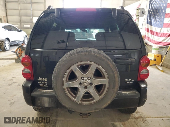 2004 Jeep Liberty Limited with VIN 1J4GL58K74W184701, listed as a Copart auction lot 50499545 with 258,811 mi miles and Salvage Title. Bid and sale history available at carsss.com. Image 6.
