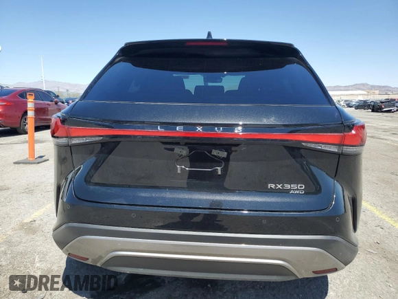 2025 Lexus RX 350 with VIN 2T2BAMCAXSC090912, listed as a Copart auction lot 52790615 with 4,194 mi miles and Salvage title. Bid and sale history available at DreamBid. Image 6.