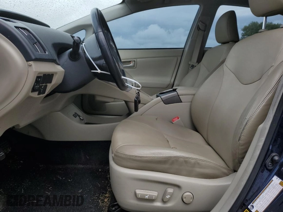 2012 Toyota Prius One with VIN JTDKN3DUXC1520181, listed as a Copart auction lot 48565555 with 158,252 mi miles and Salvage title. Bid and sale history available at DreamBid. Image 7.