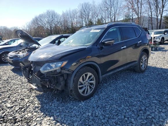 2015 Nissan Rogue SL with VIN 5N1AT2MV1FC779859, listed as a Copart auction lot 49834975 with 53,059 mi miles and Clean Title. Bid and sale history available at carsss.com. Image 1.